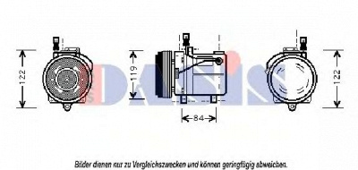AKS DASIS 851592n -  Компрессор, кондиционер